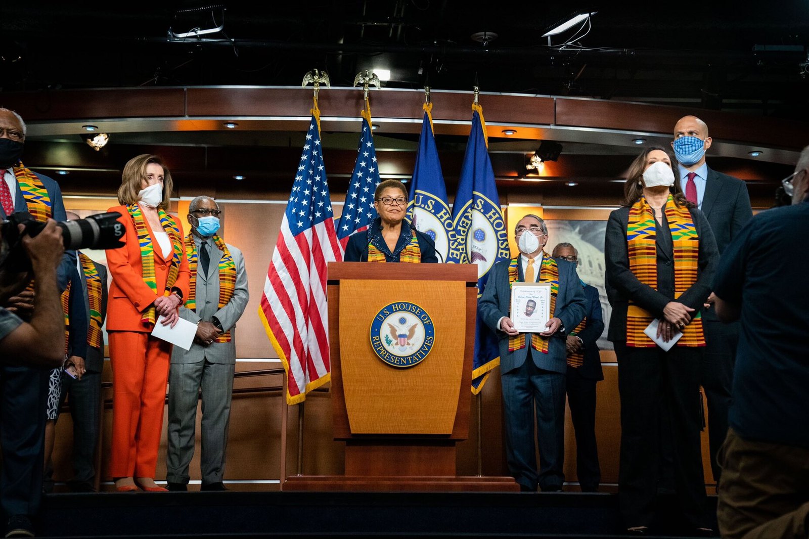 Karen Bass, photographed in June 2020.