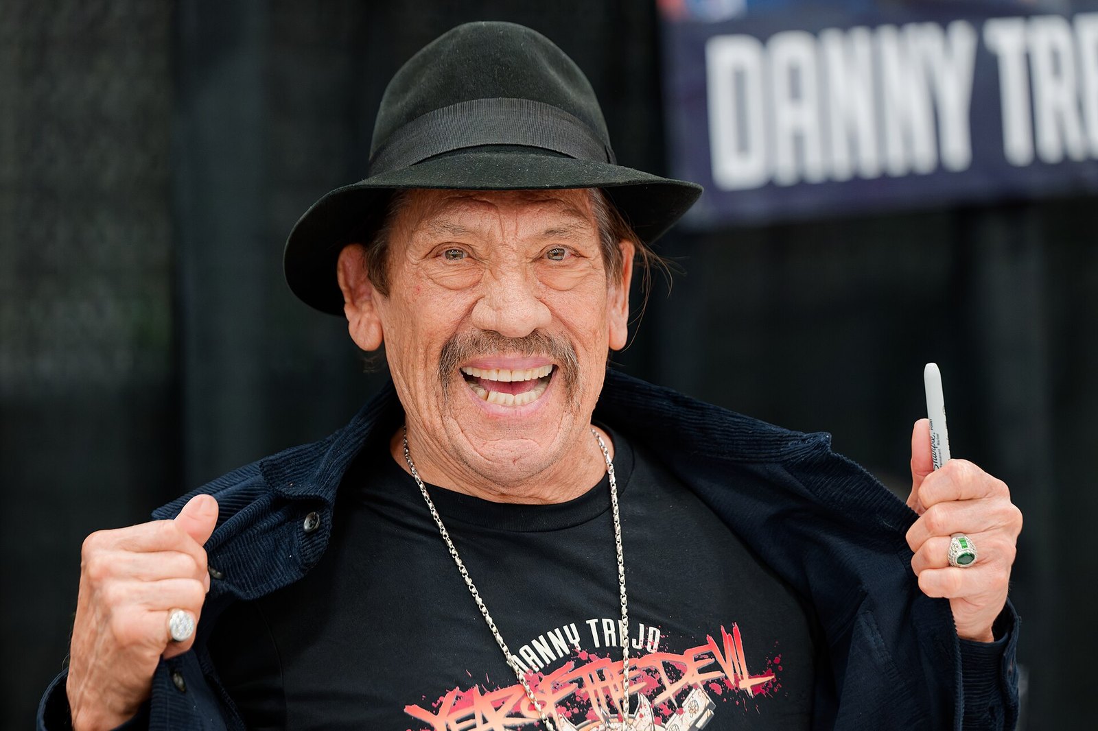 Danny Trejo at the 2026 Rose City Comic Con in Portland, Oregon.