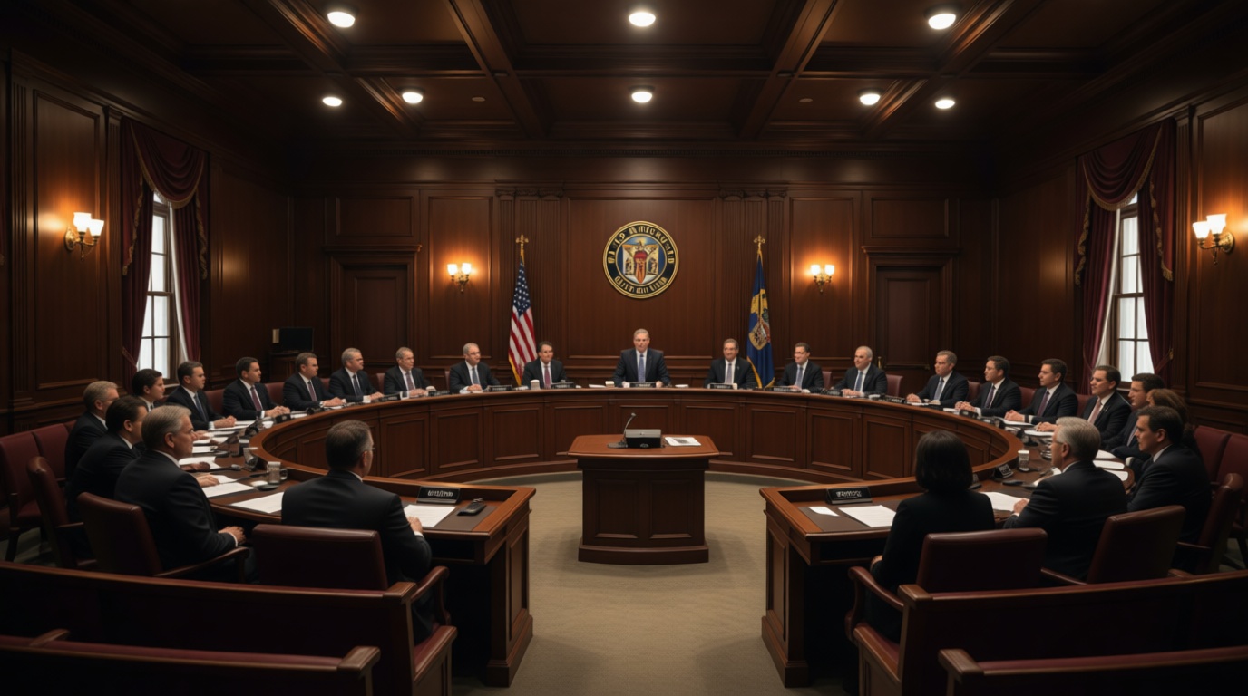 Los Angeles council chamber