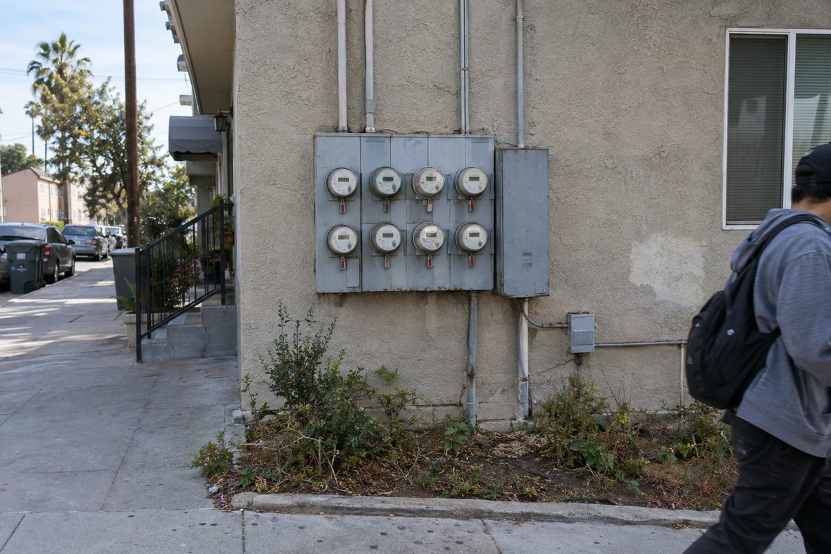 Photo illustration accompanying “LADWP's October Rates Charge Light Users More and Heavy Users Less”.