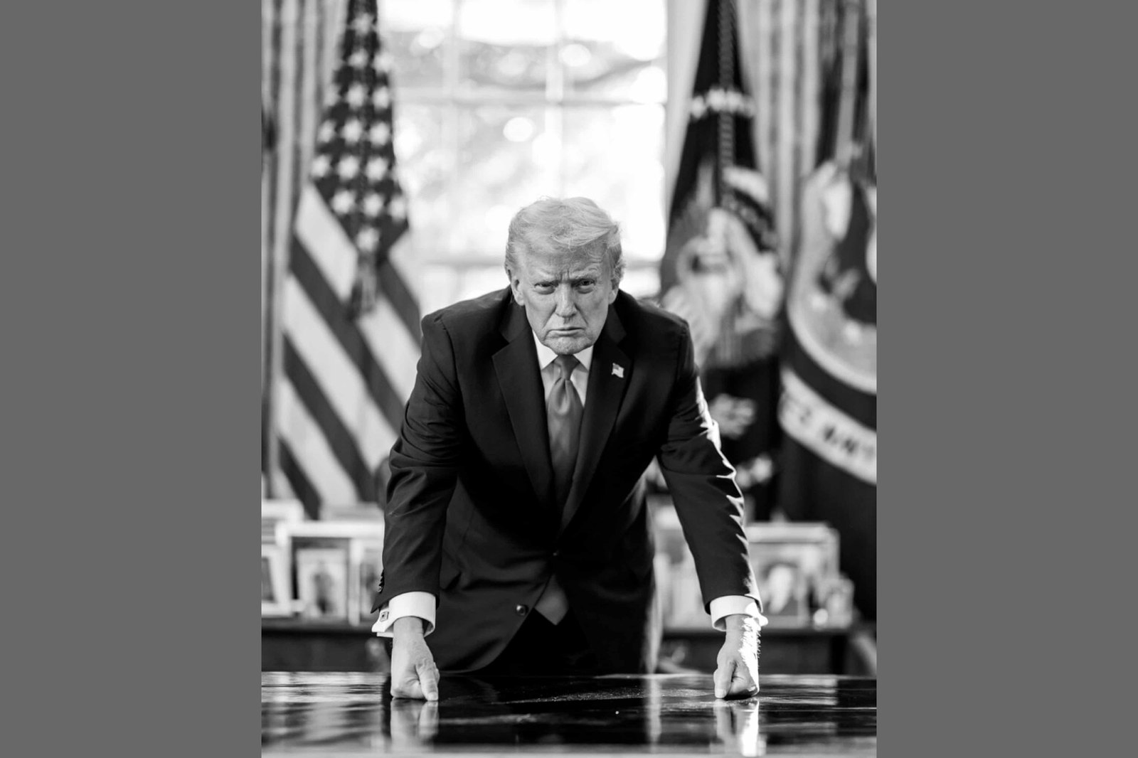 Official portrait photograph of President Donald Trump.