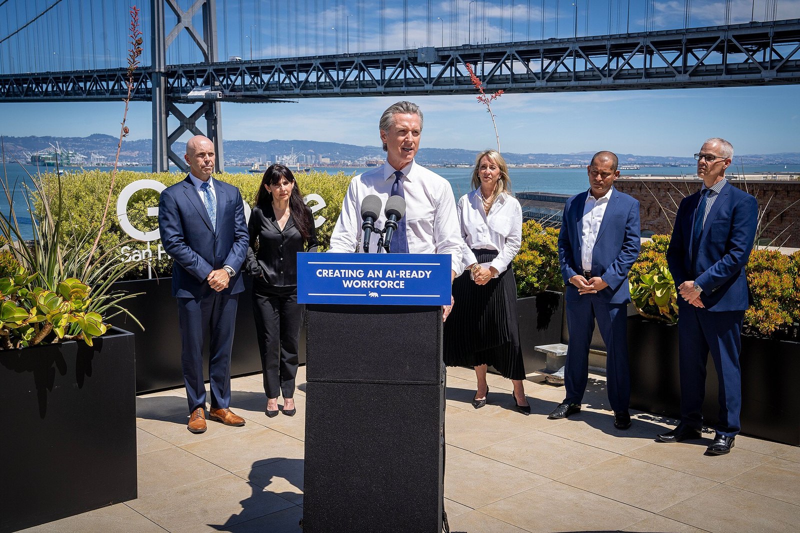 Gavin Newsom, photographed in August 2025.