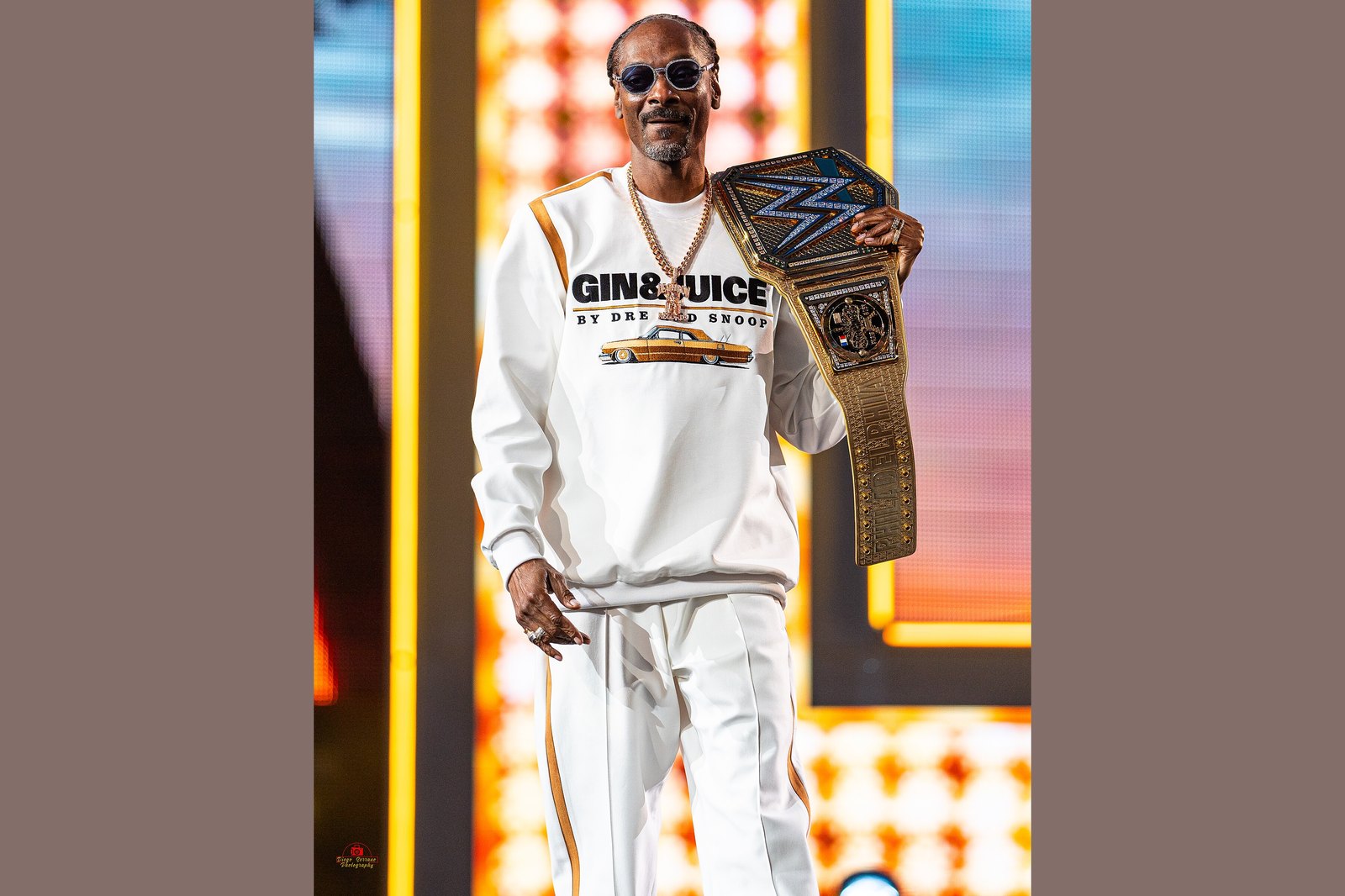 Snoop Dogg at WrestleMania XL on April 7, 2024.