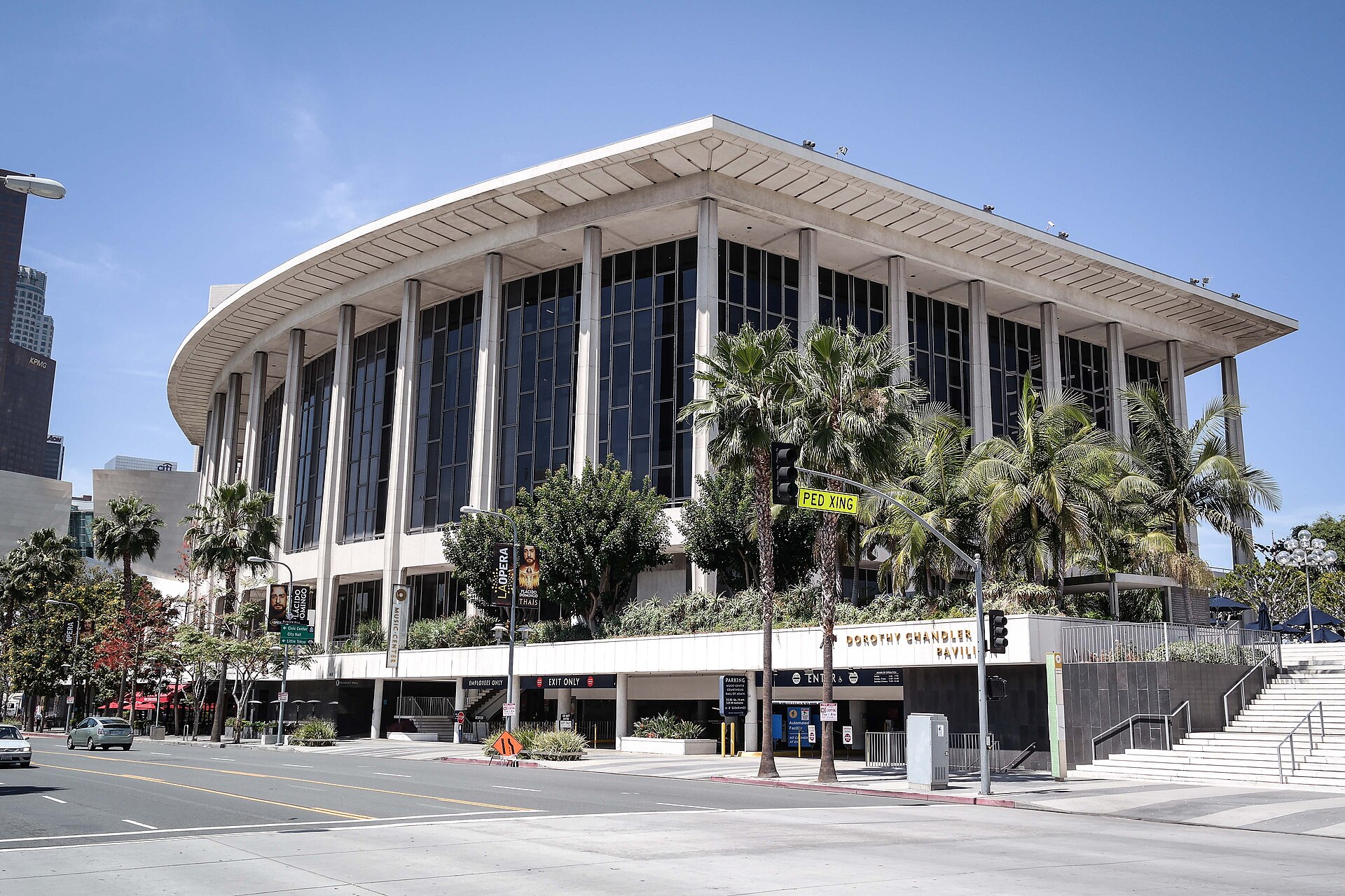 The Dorothy Chandler Pavilion in downtown Los Angeles