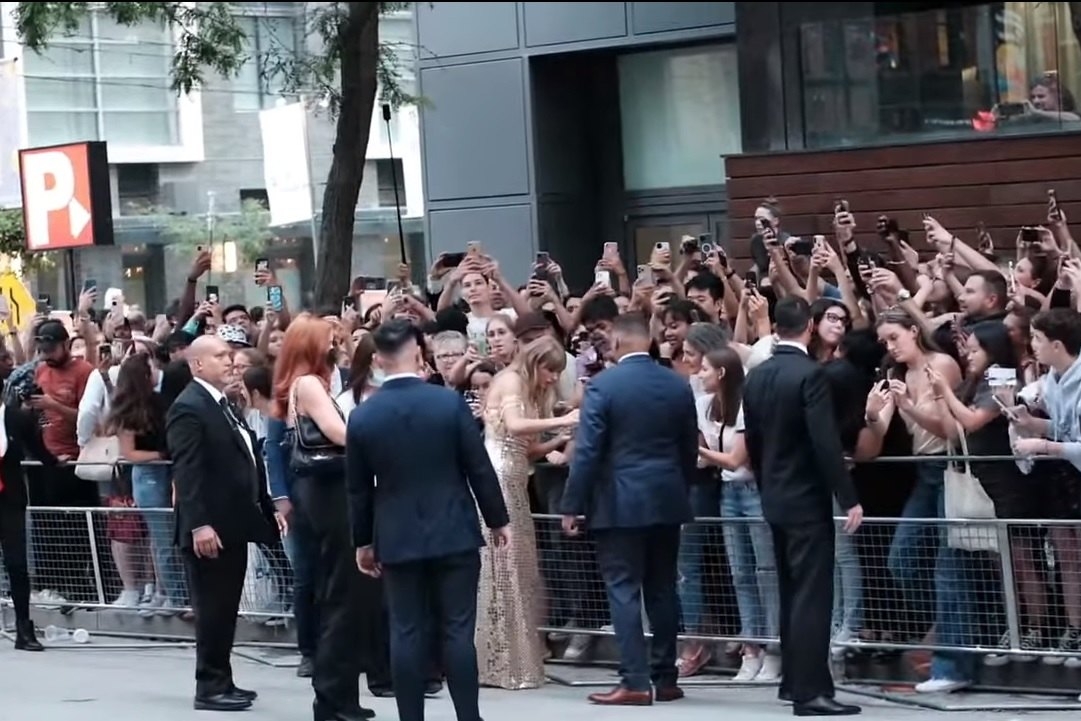 Taylor Swift at 2022 Toronto International Film Festival Red Carpet Day 2.
