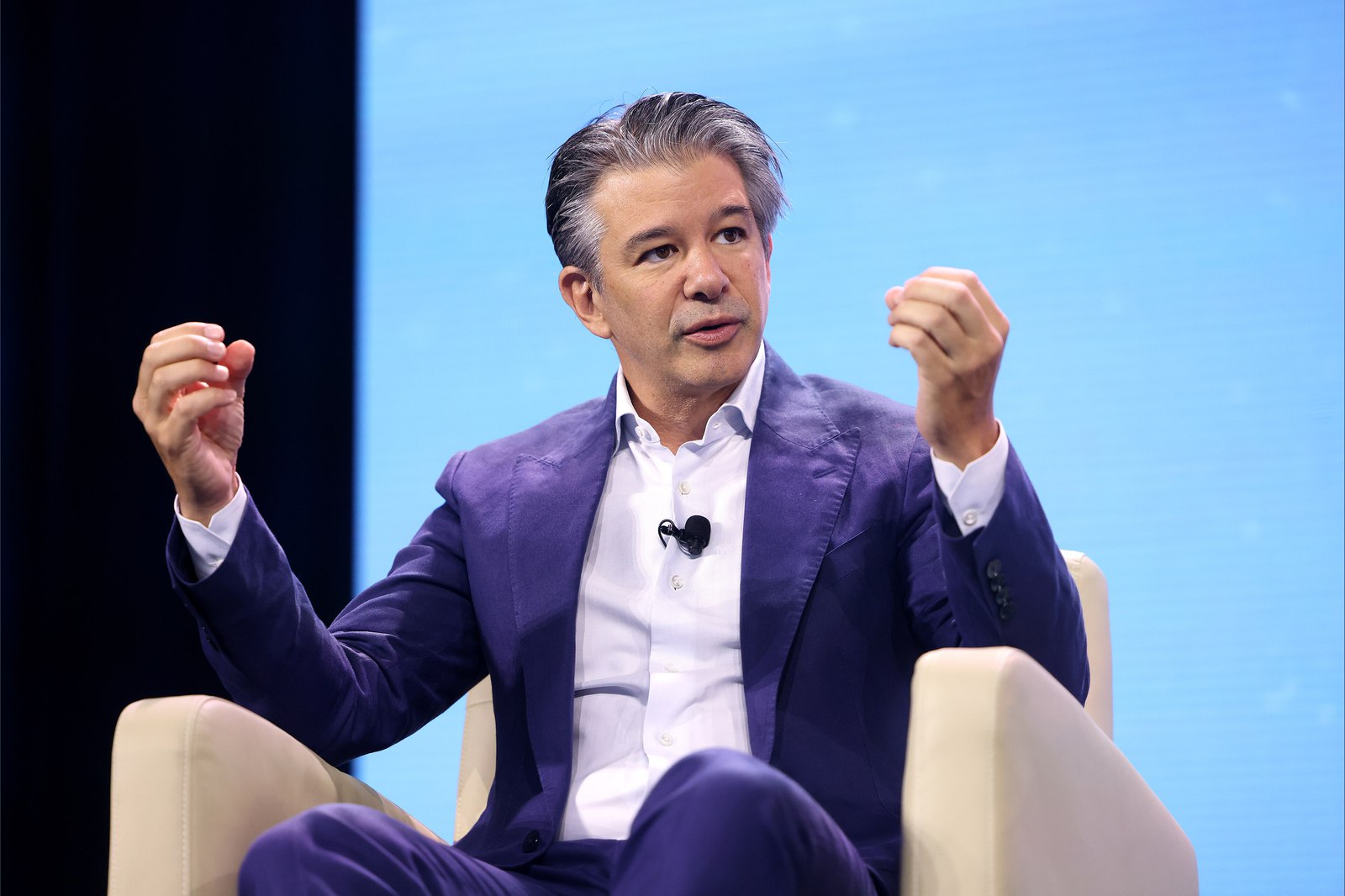 Travis Kalanick speaking with attendees at the 2026 Chapter Leadership Summit at the Gaylord National Harbor Resort & Convention Center in National Harbor, Maryland.
