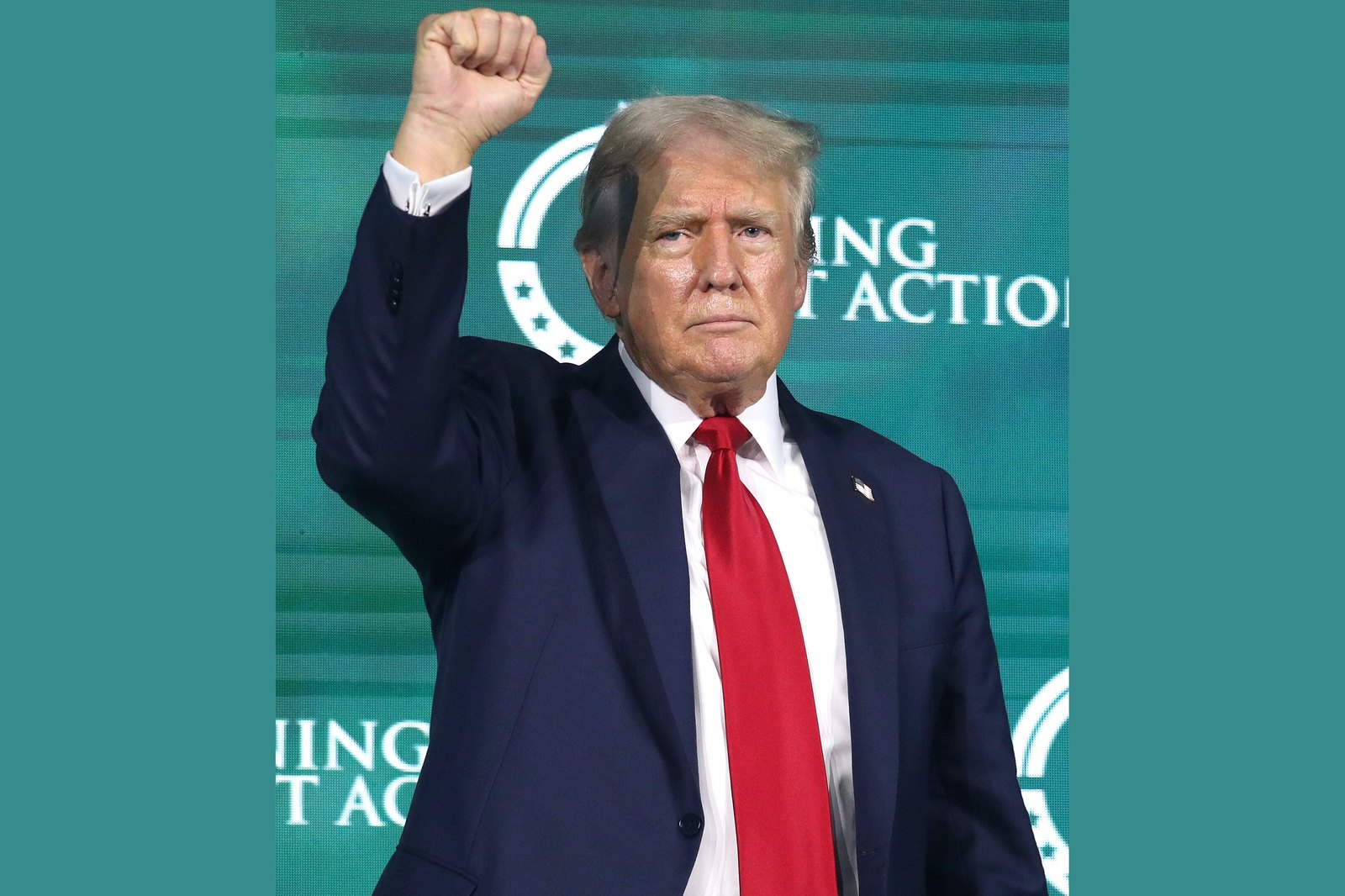 Donald Trump speaking at Believers Summit, July 26, 2024, West Palm Beach.