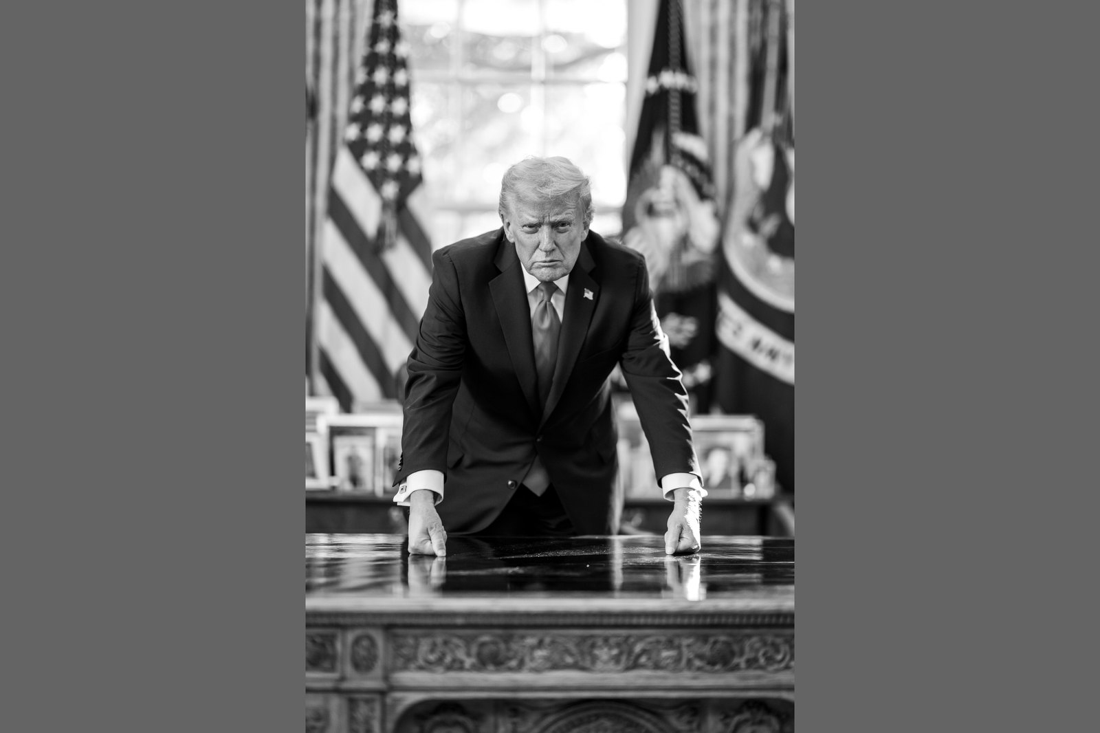 Donald Trump, photographed in January 2026.